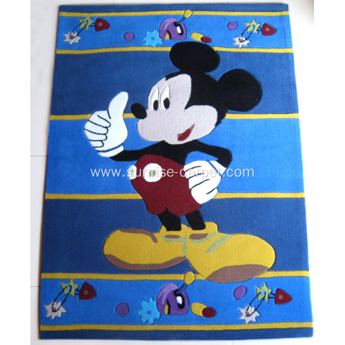 Hand Tufted Carpet with Disney Design